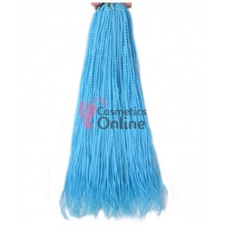 Codite de par Afro Thin Senegalese Crochet Twist Braids de 60 cm  Albastru Deschis TSA31